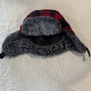 Old Navy Red and Black Hat Accessories